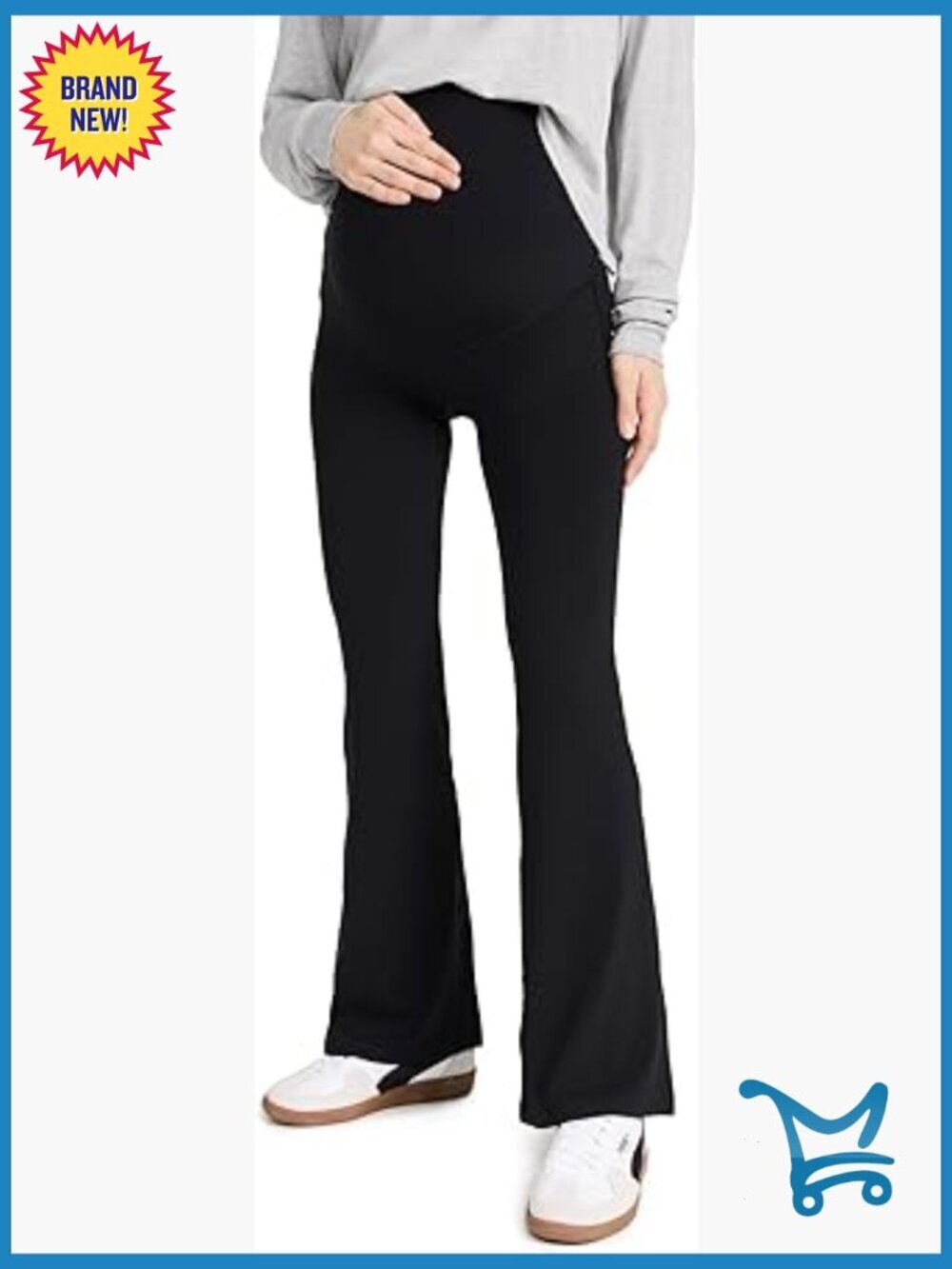 High Rise Airweight Maternity Flare Leggings Yoga Pants
